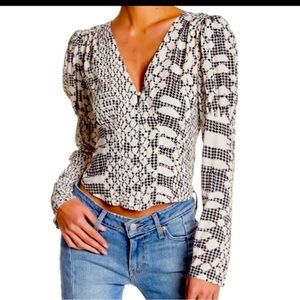 Free people long sleeve shirt